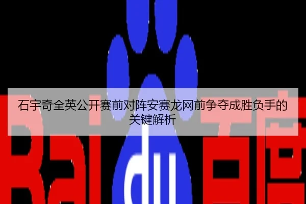 石宇奇全英公开赛前对阵安赛龙网前争夺成胜负手的关键解析